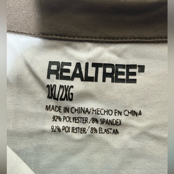 Realtree Camo LightWeight Hunting Pullover 1/4 Zip long Sleeve Mens 2XL - Picture 4 of 7